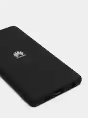 Черный защитный силиконовый чехол Silicone Cover HUAWEI P30 2019