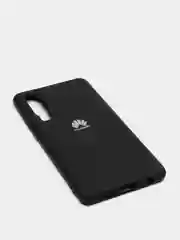 Черный защитный силиконовый чехол Silicone Cover HUAWEI P30 2019