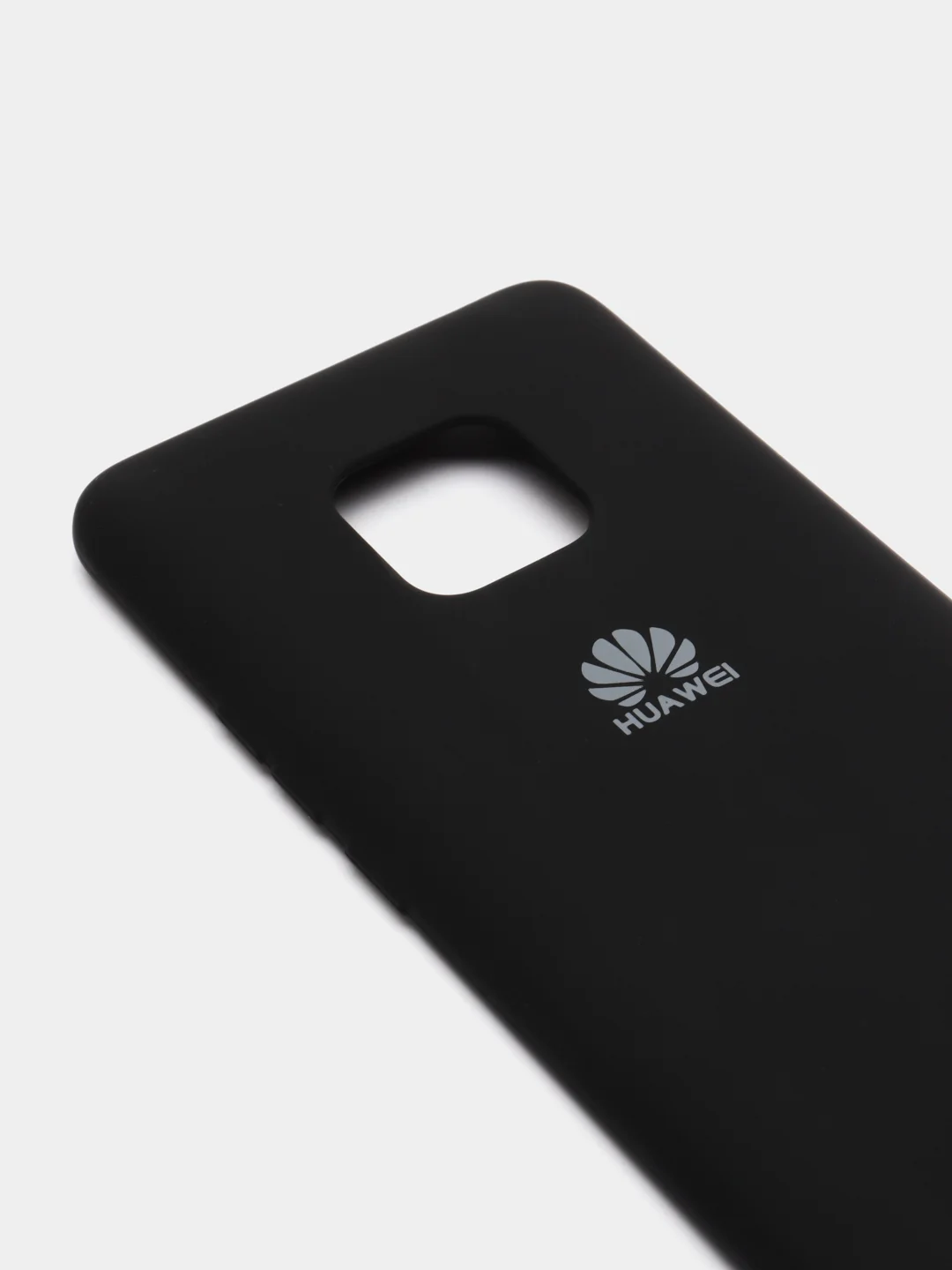 Черный защитный силиконовый чехол Silicone Cover HUAWEI MATE 20 PRO