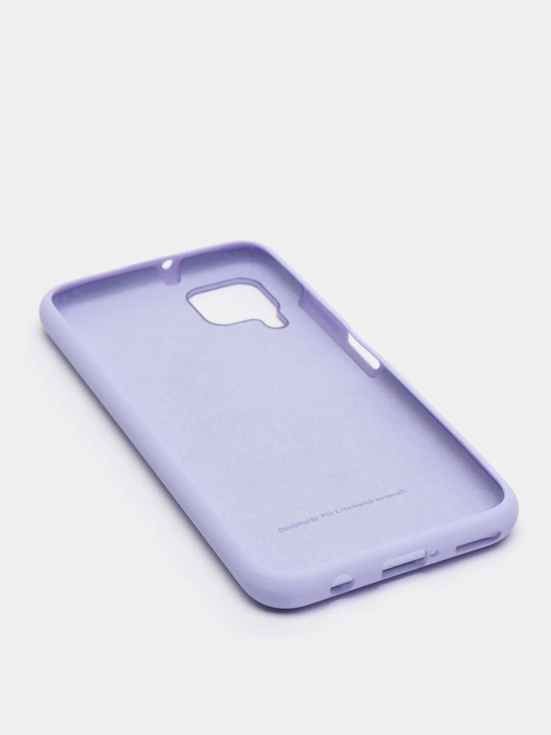 Лавандовый защитный силиконовый чехол Silicone Cover Huawei P40Lite / Nova 6 se / Nova 7i