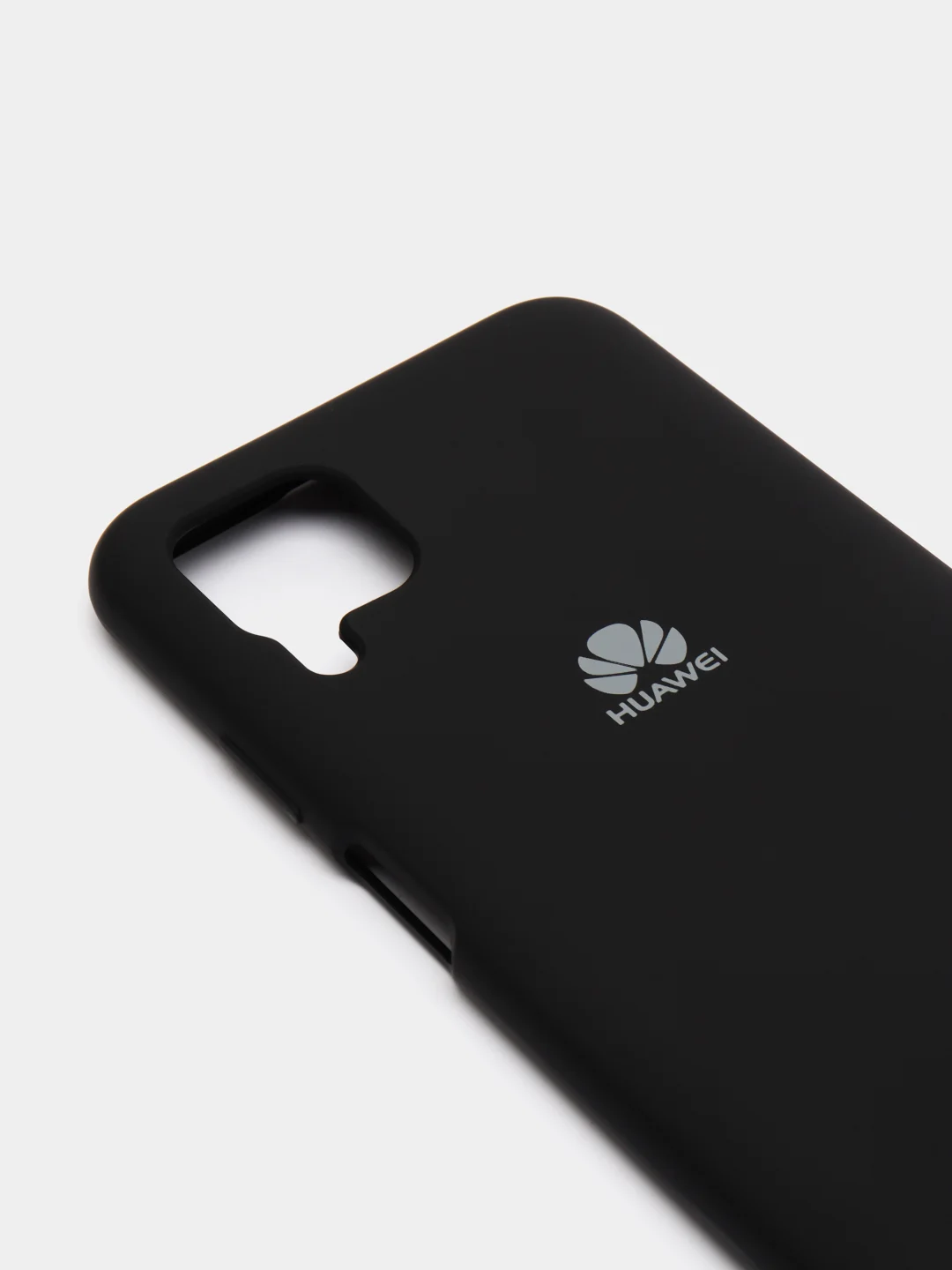 Черный защитный силиконовый чехол Silicone Cover Huawei P40Lite / Nova 6 se / Nova 7i