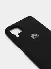 Черный защитный силиконовый чехол Silicone Cover Huawei P40Lite / Nova 6 se / Nova 7i