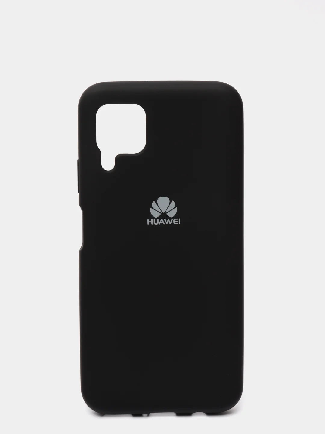 Черный защитный силиконовый чехол Silicone Cover Huawei P40Lite / Nova 6 se / Nova 7i