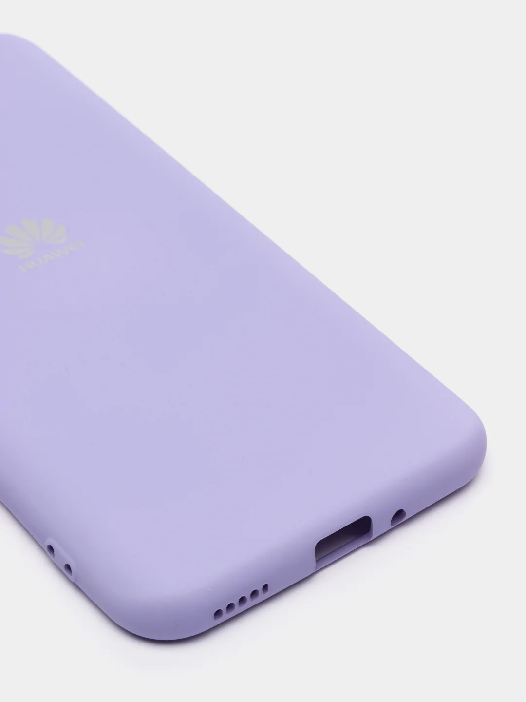 Лавандовый защитный силиконовый чехол Silicone Cover Huawei CX10S / HUAWEI Y8P