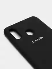 Черный защитный силиконовый чехол Silikone Cover для Samsung A20/A30