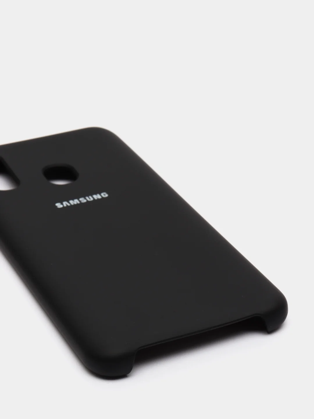 Черный защитный силиконовый чехол Silikone Cover для Samsung A20/A30