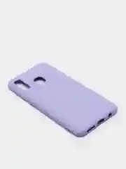 Лавандовый защитный силиконовый чехол Silikone Cover для Samsung A20/A30