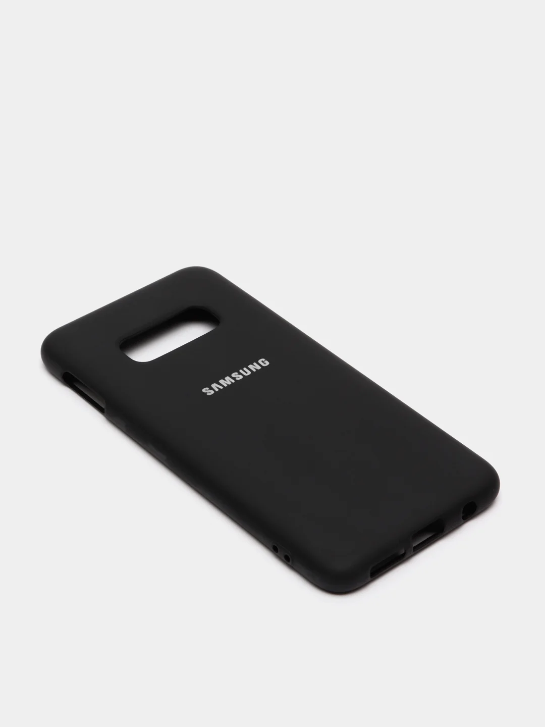 Черный защитный силиконовый чехол Silikone Cover для Samsung S10 LITE