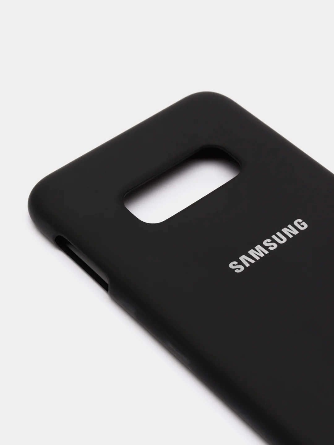 Черный защитный силиконовый чехол Silikone Cover для Samsung S10 LITE