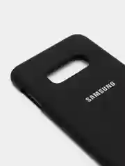 Черный защитный силиконовый чехол Silikone Cover для Samsung S10 LITE