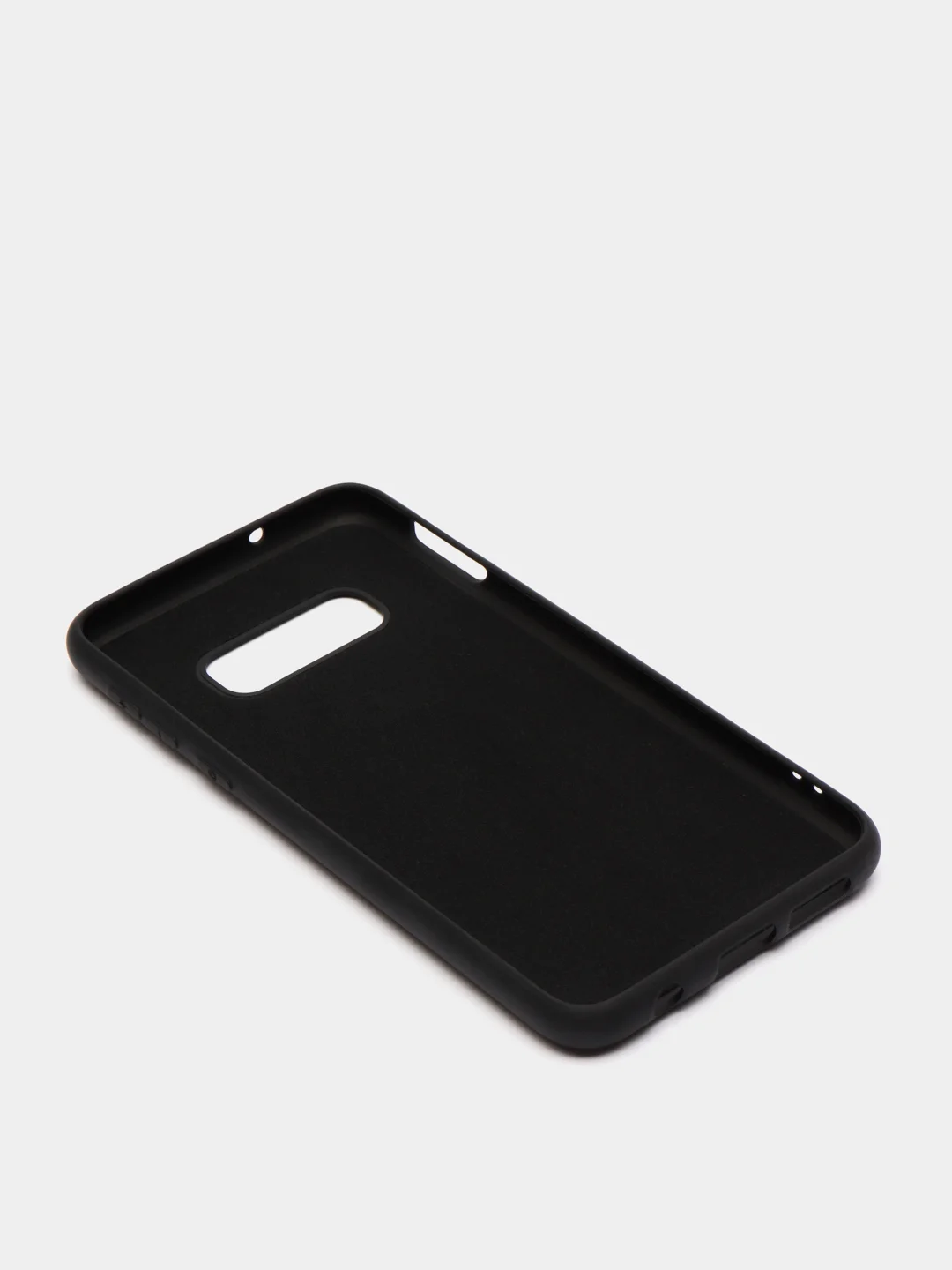 Черный защитный силиконовый чехол Silikone Cover для Samsung S10 LITE