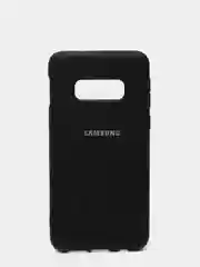 Черный защитный силиконовый чехол Silikone Cover для Samsung S10 LITE