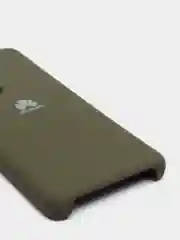 Зелёный хаки защитный силиконовый чехол Silicone Cover HUAWEI P40 PRO