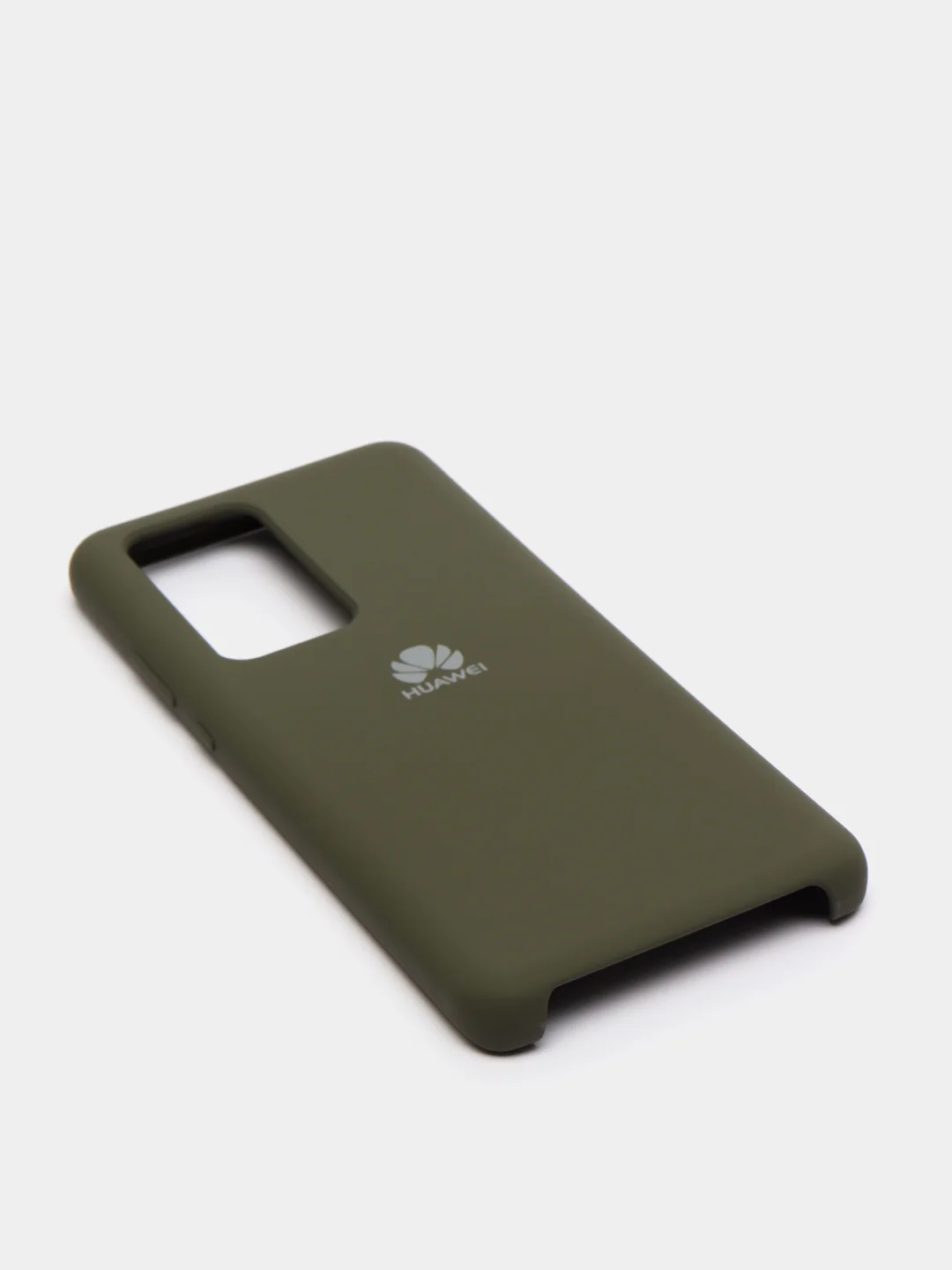 Зелёный хаки защитный силиконовый чехол Silicone Cover HUAWEI P40 PRO