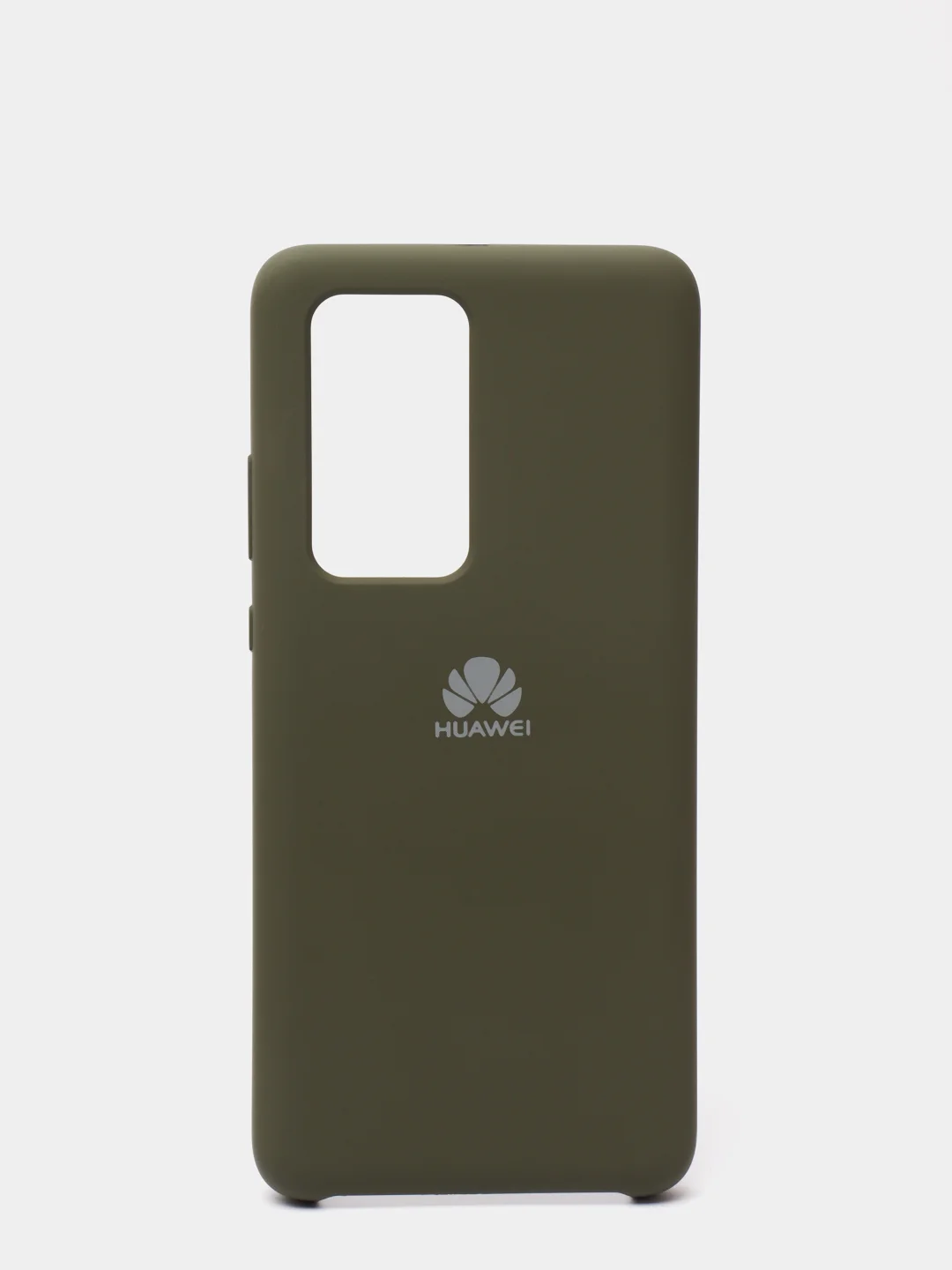 Зелёный хаки защитный силиконовый чехол Silicone Cover HUAWEI P40 PRO