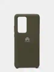 Зелёный хаки защитный силиконовый чехол Silicone Cover HUAWEI P40 PRO