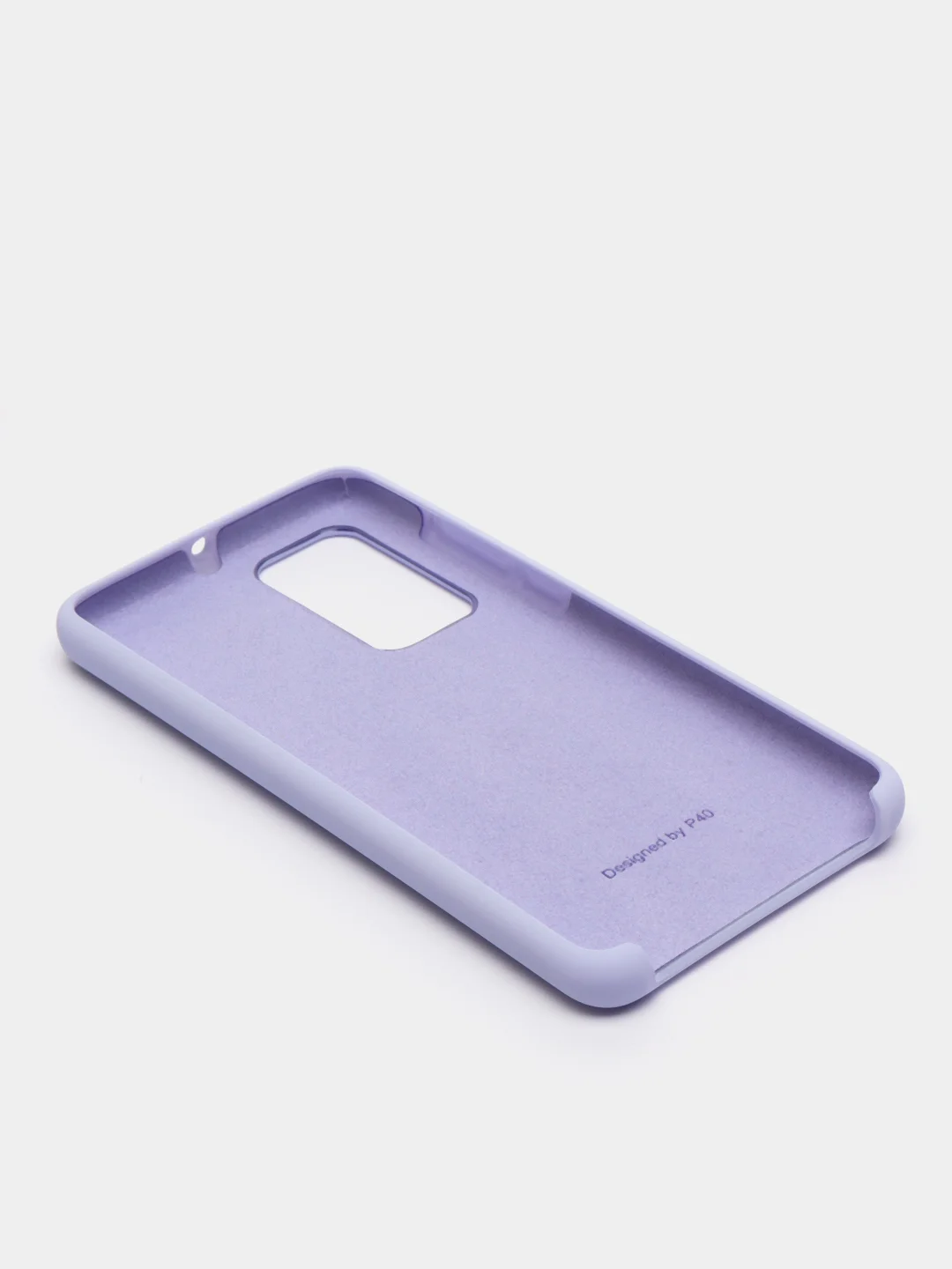 Лавандовый защитный силиконовый чехол Silicone Cover Huawei P40