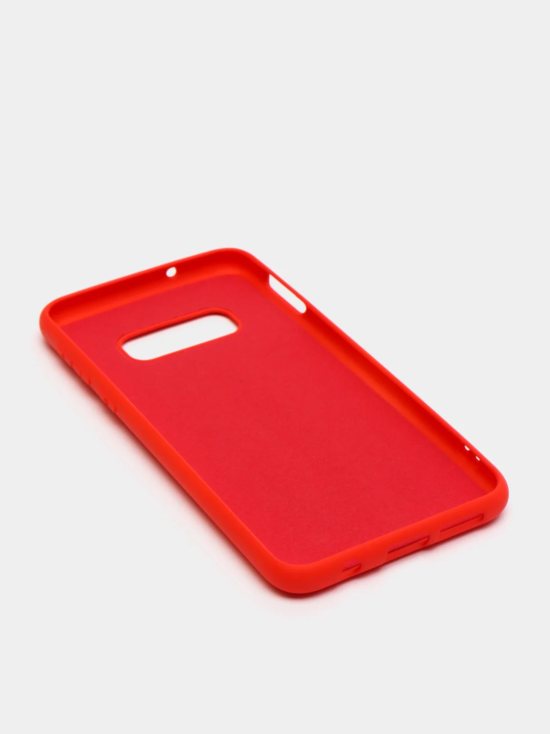 Алый защитный силиконовый чехол Silikone Cover для Samsung S10 LITE