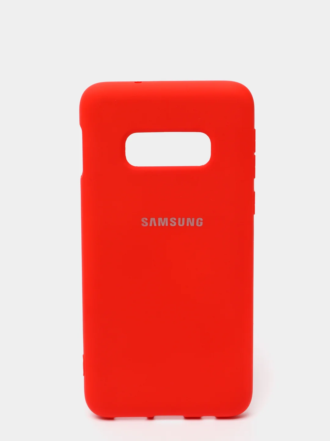 Алый защитный силиконовый чехол Silikone Cover для Samsung S10 LITE