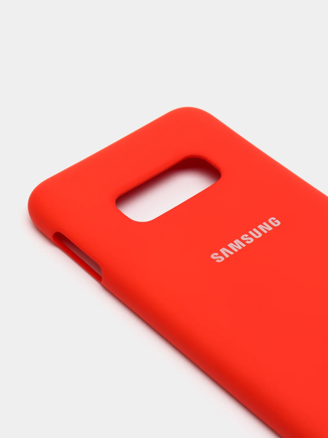 Алый защитный силиконовый чехол Silikone Cover для Samsung S10 LITE