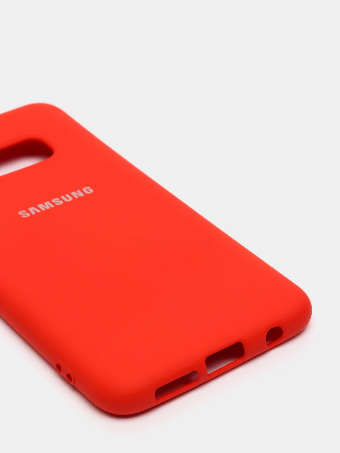 Алый защитный силиконовый чехол Silikone Cover для Samsung S10 LITE