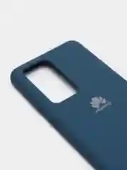 Индиго защитный силиконовый чехол Silicone Cover HUAWEI P40 PRO