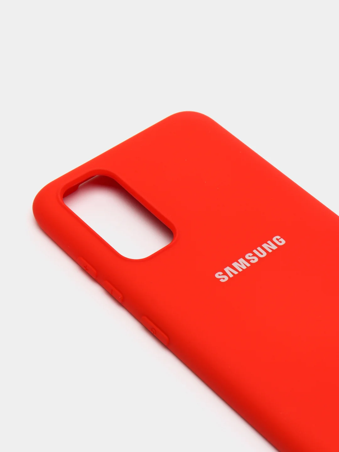 Алый защитный силиконовый чехол Silikone Cover для Samsung S20
