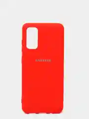 Алый защитный силиконовый чехол Silikone Cover для Samsung S20