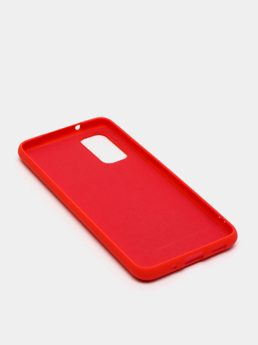 Алый защитный силиконовый чехол Silikone Cover для Samsung S20