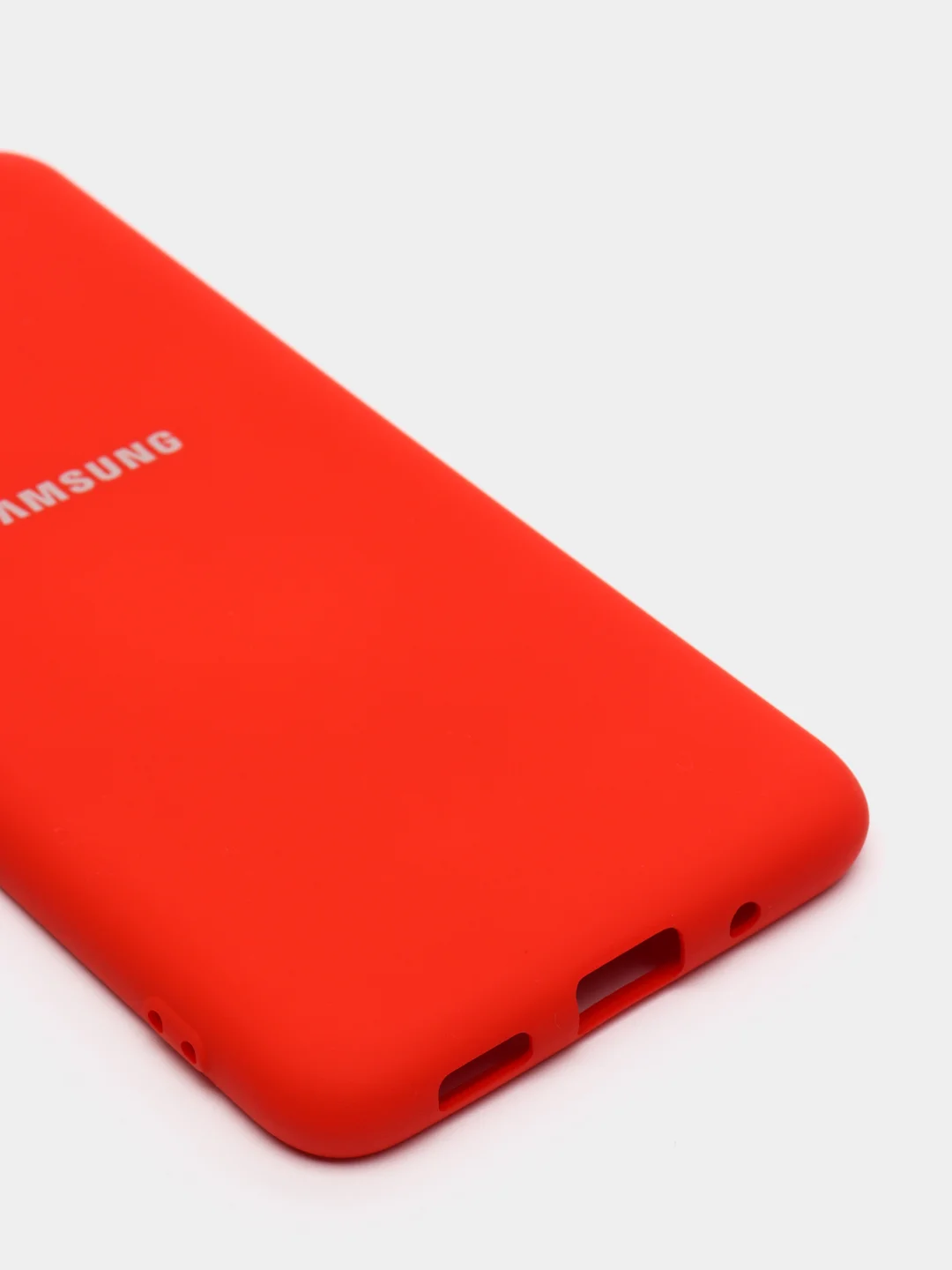 Алый защитный силиконовый чехол Silikone Cover для Samsung S20