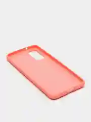 Кораллово-розовый защитный силиконовый чехол Silikone Cover для Samsung S20