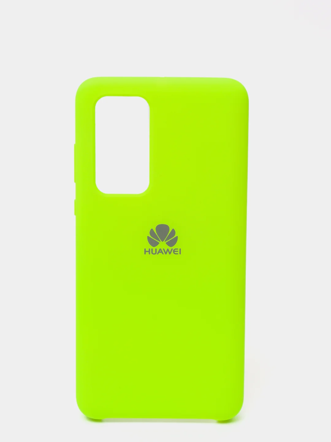Салатовый защитный силиконовый чехол Silicone Cover Huawei P40