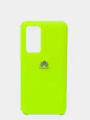 Салатовый защитный силиконовый чехол Silicone Cover Huawei P40