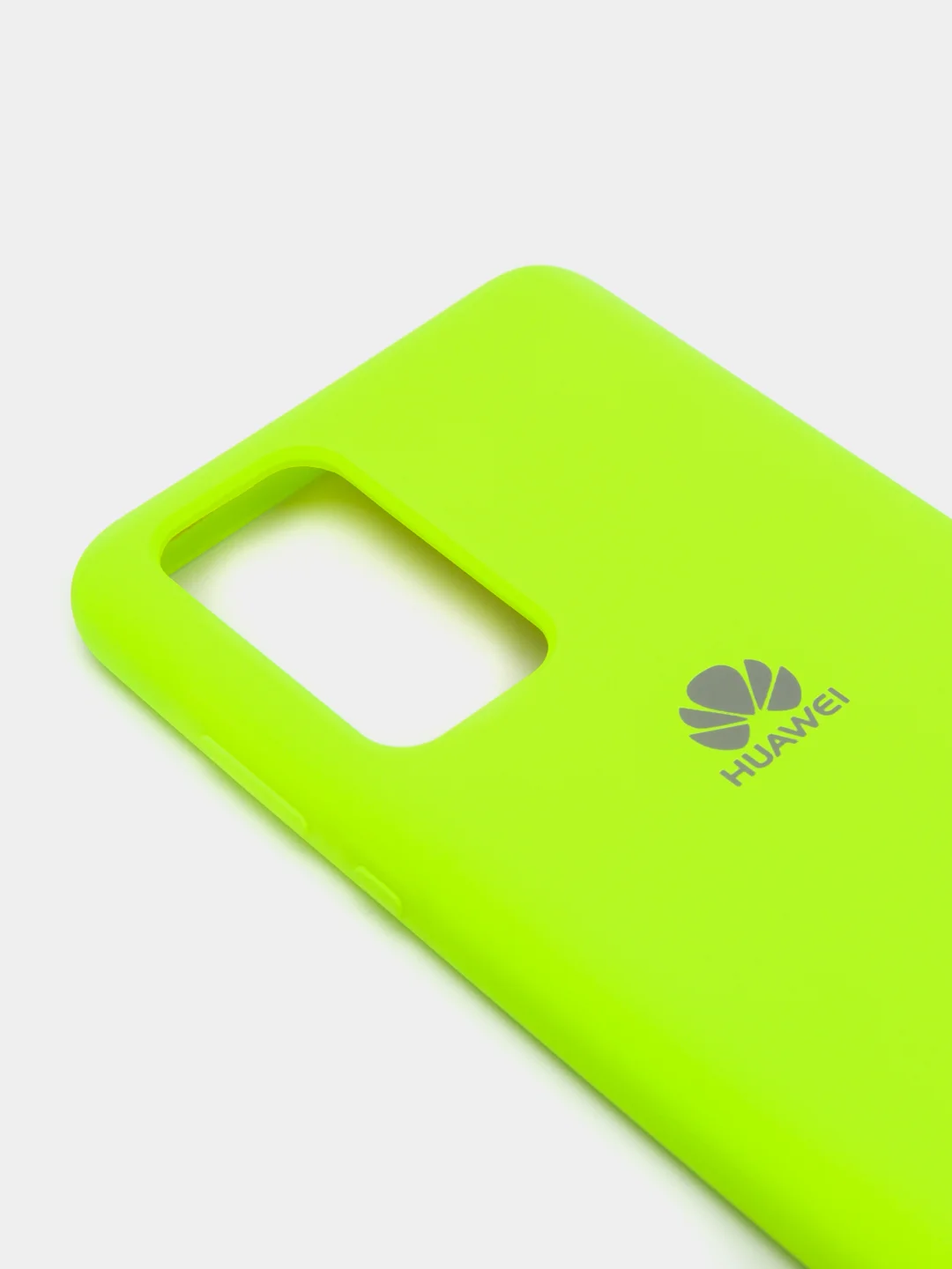 Салатовый защитный силиконовый чехол Silicone Cover Huawei P40