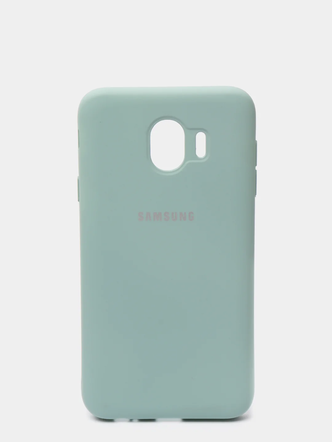 Бирюзовый защитный силиконовый чехол Silikone Cover для Samsung J4 2018
