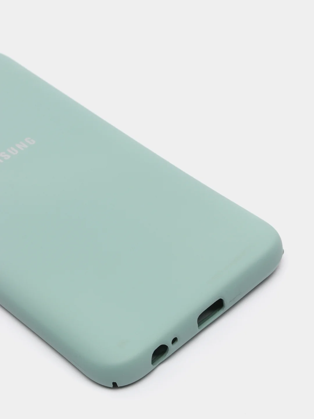 Бирюзовый защитный силиконовый чехол Silikone Cover для Samsung J4 2018