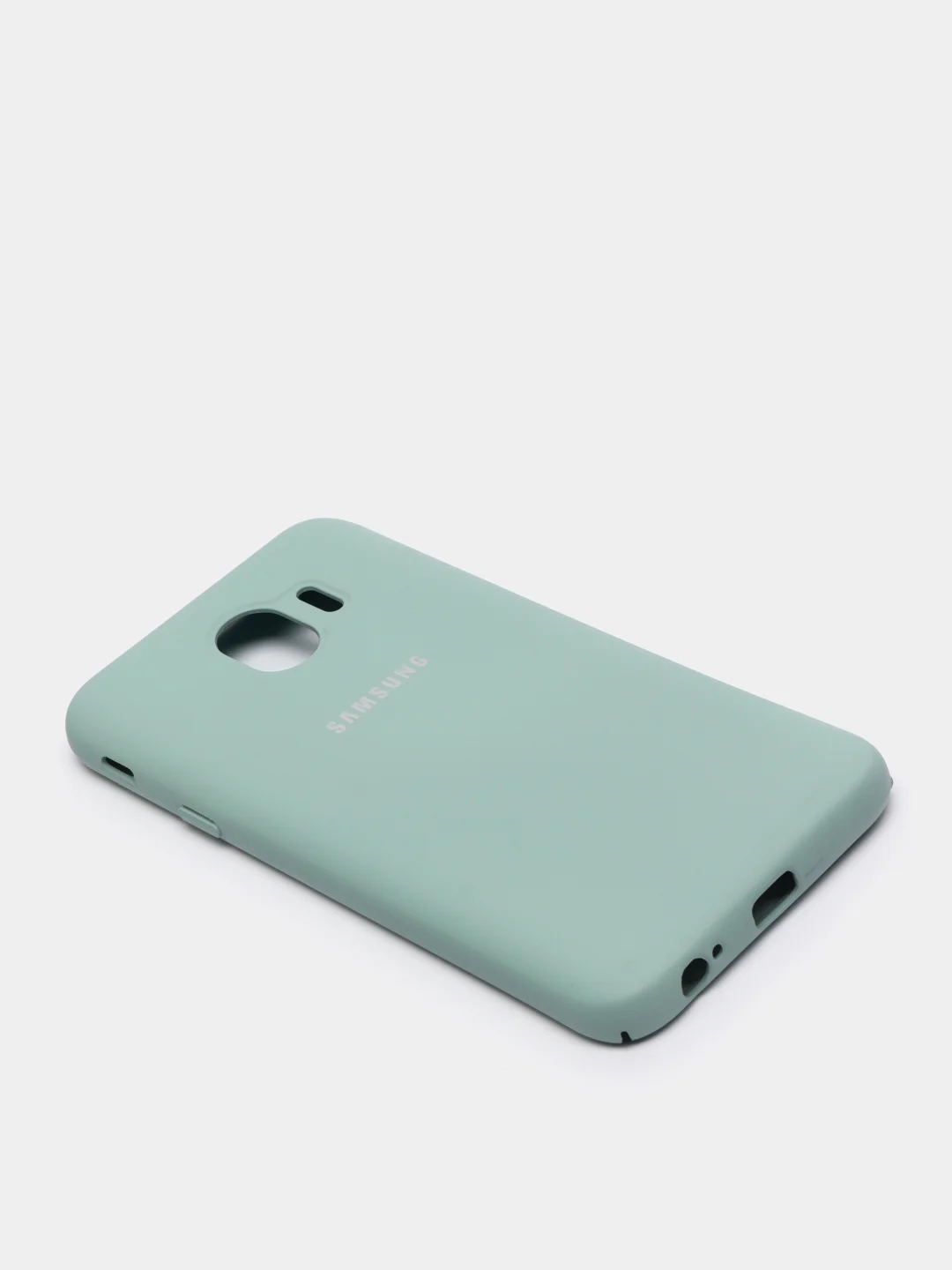 Бирюзовый защитный силиконовый чехол Silikone Cover для Samsung J4 2018