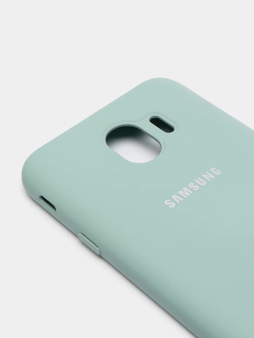 Бирюзовый защитный силиконовый чехол Silikone Cover для Samsung J4 2018