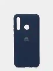 Темно-синий защитный силиконовый чехол Silicone Cover HUAWEI 10 LITE