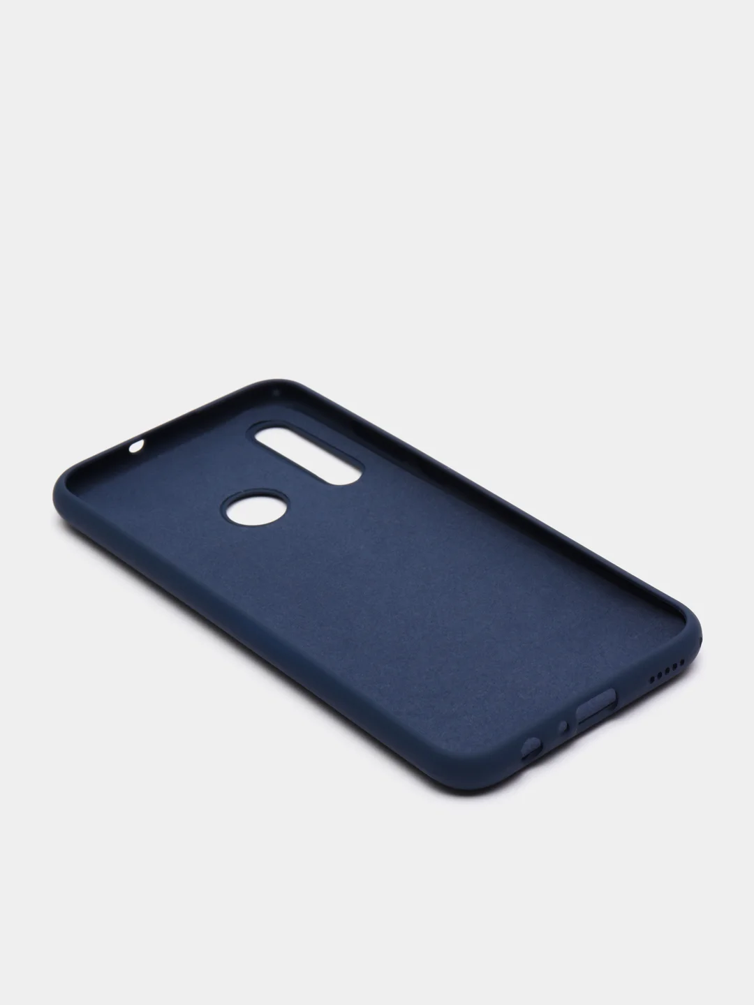 Темно-синий защитный силиконовый чехол Silicone Cover HUAWEI 10 LITE