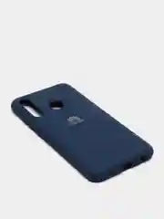 Темно-синий защитный силиконовый чехол Silicone Cover HUAWEI 10 LITE