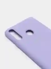 Лавандовый защитный силиконовый чехол Silikone Cover для Samsung A20S