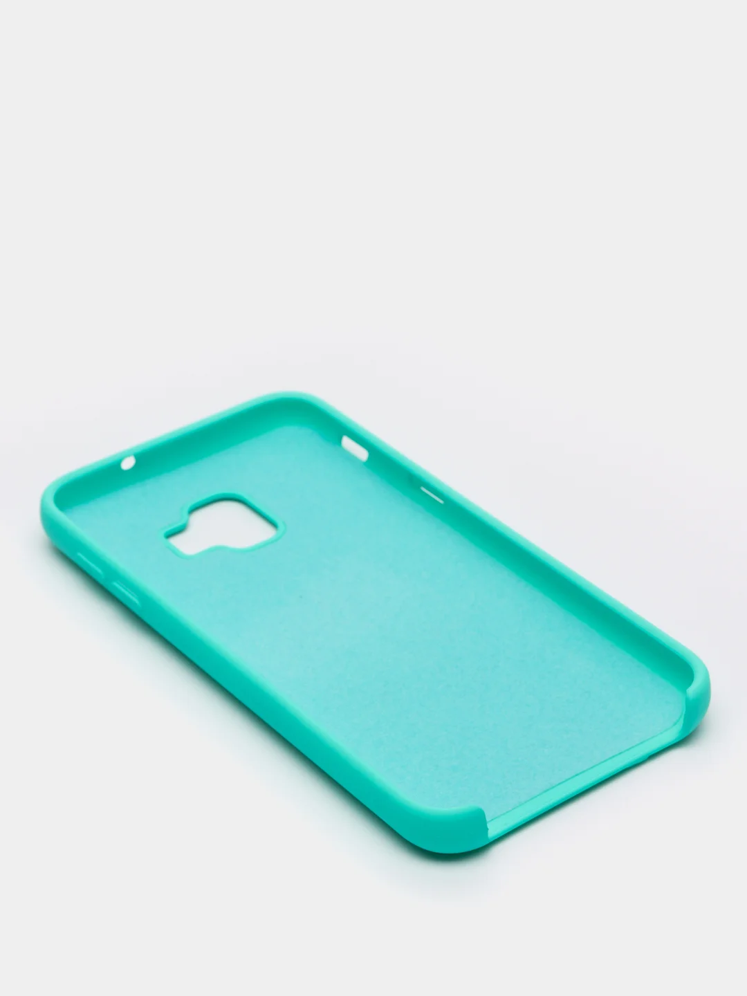 Бирюзовый защитный силиконовый чехол Silikone Cover для Samsung J2 CORE