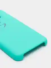 Бирюзовый защитный силиконовый чехол Silikone Cover для Samsung J2 CORE