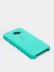 Бирюзовый защитный силиконовый чехол Silikone Cover для Samsung J2 CORE