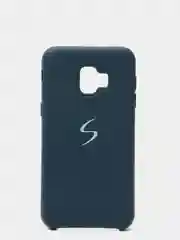 Индиго защитный силиконовый чехол Silikone Cover для Samsung J2 CORE