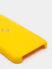 Желтый защитный силиконовый чехол Silikone Cover для Samsung J2 CORE