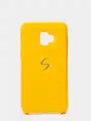 Желтый защитный силиконовый чехол Silikone Cover для Samsung J2 CORE