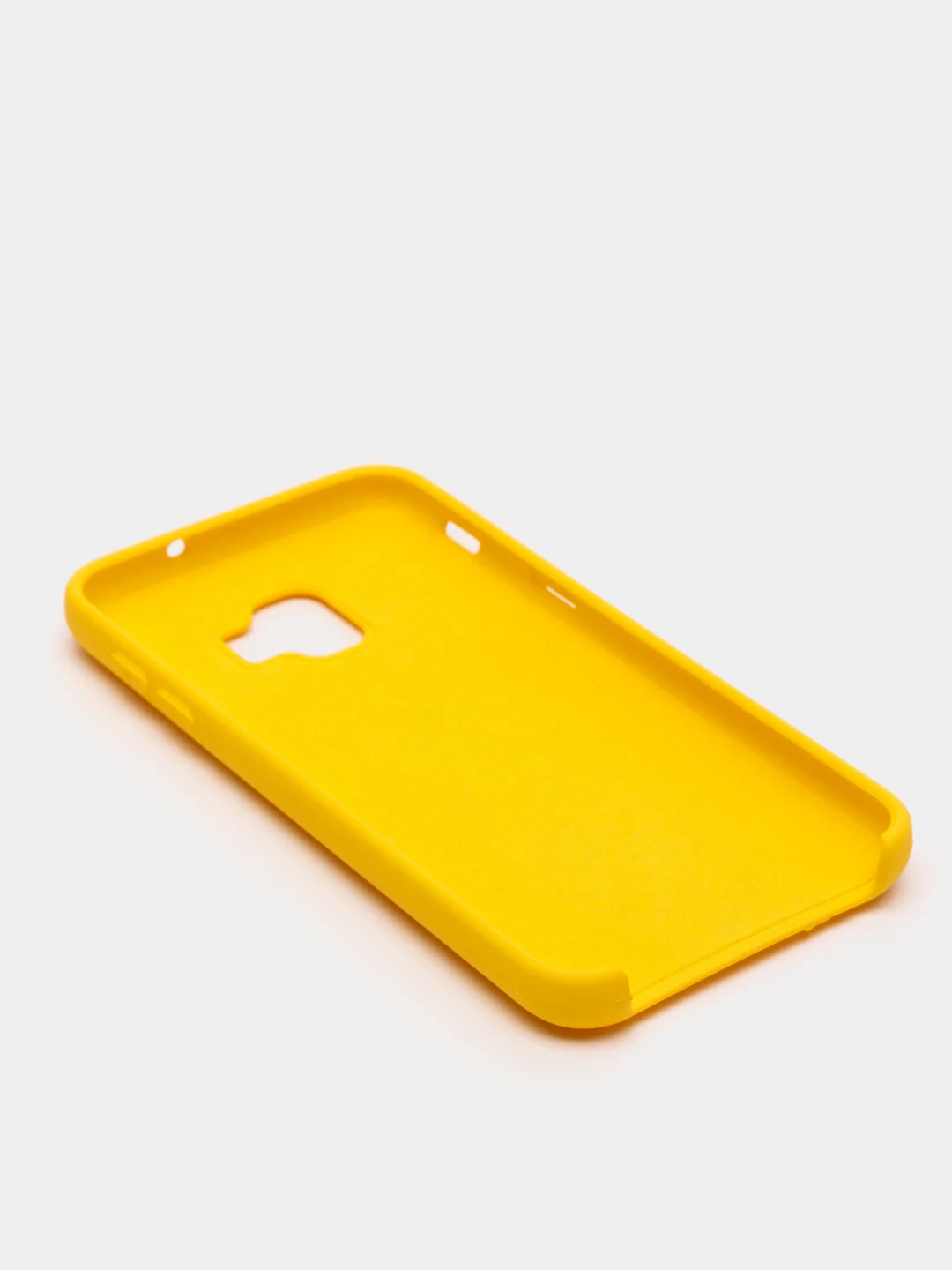 Желтый защитный силиконовый чехол Silikone Cover для Samsung J2 CORE