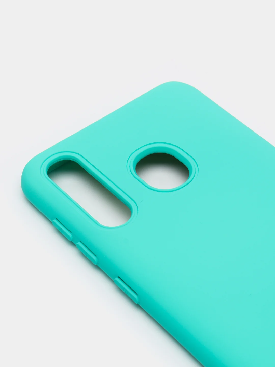 Бирюзовый защитный силиконовый чехол Silikone Cover для Samsung A20/A30